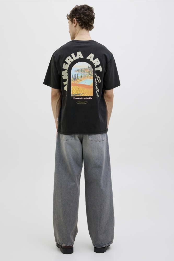 JORALMERIA WORLD TEE SS CREW NECK 12276785 BLACK